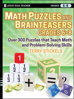 cover image of Math Puzzles and Brainteasers, Grades 6-8